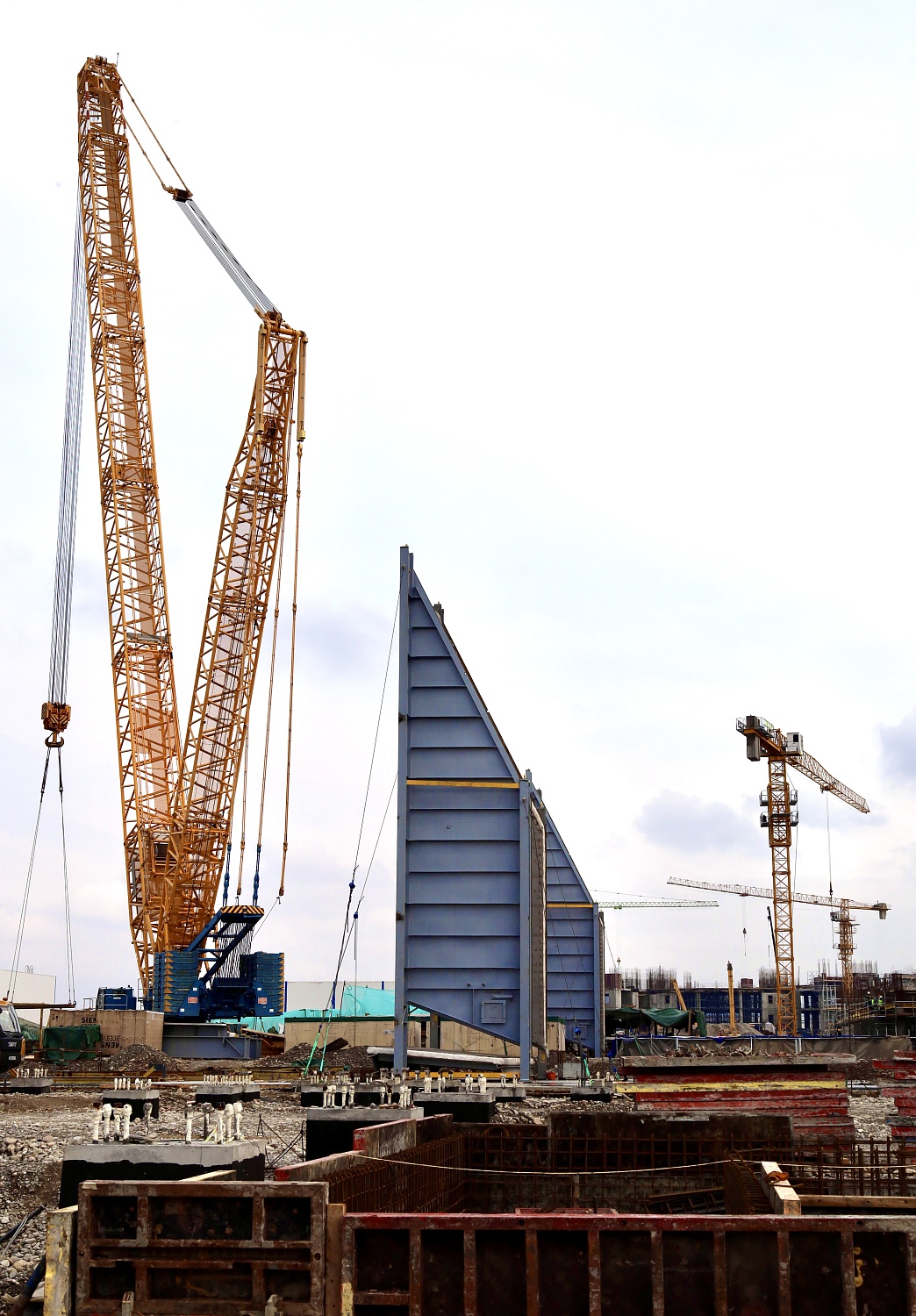 Wall Panels Installed for the HRSG Casing