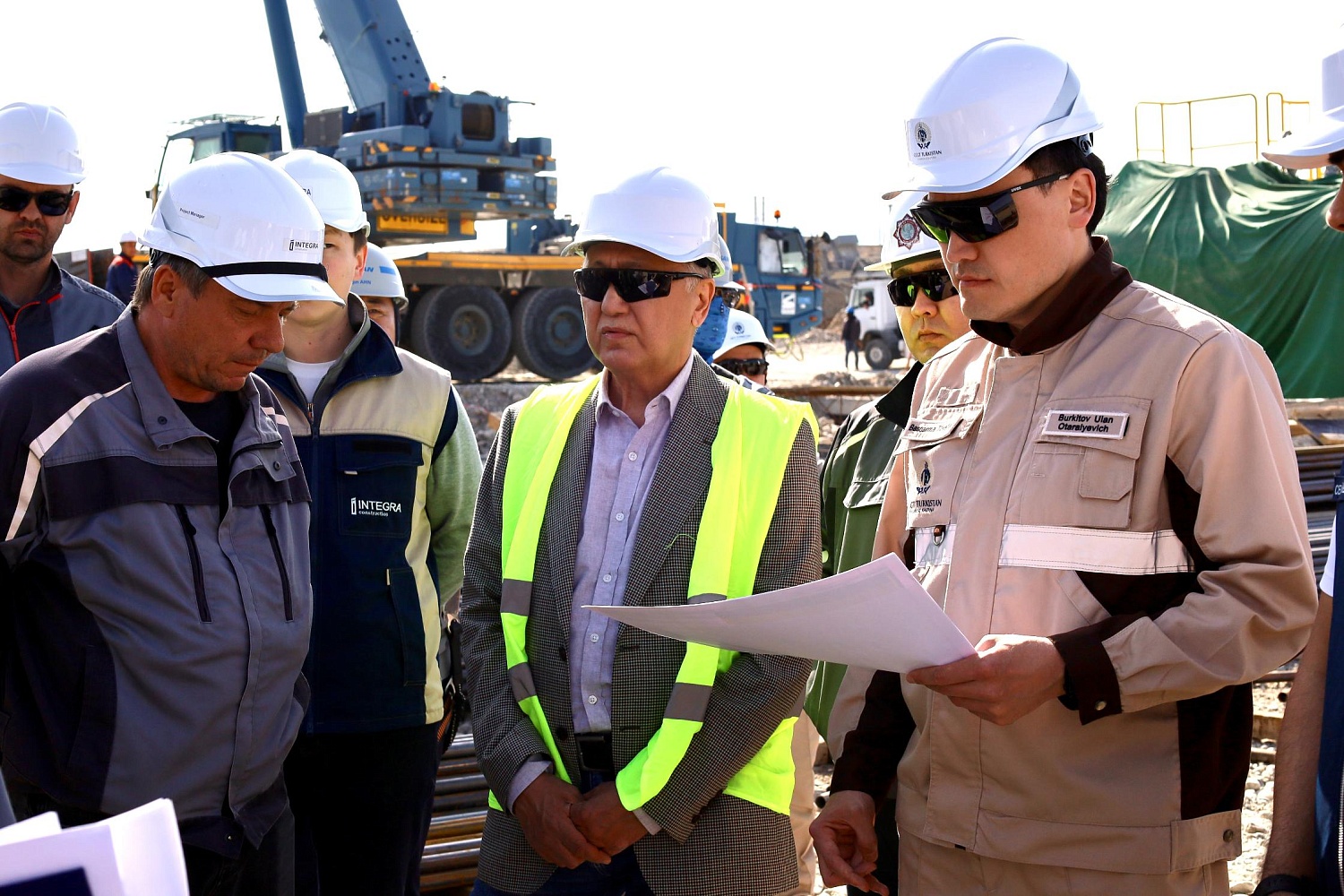 Non-staff Assistant to Kazakhstan’s Energy Minister Reviews Construction Progress at CCGT Turkistan