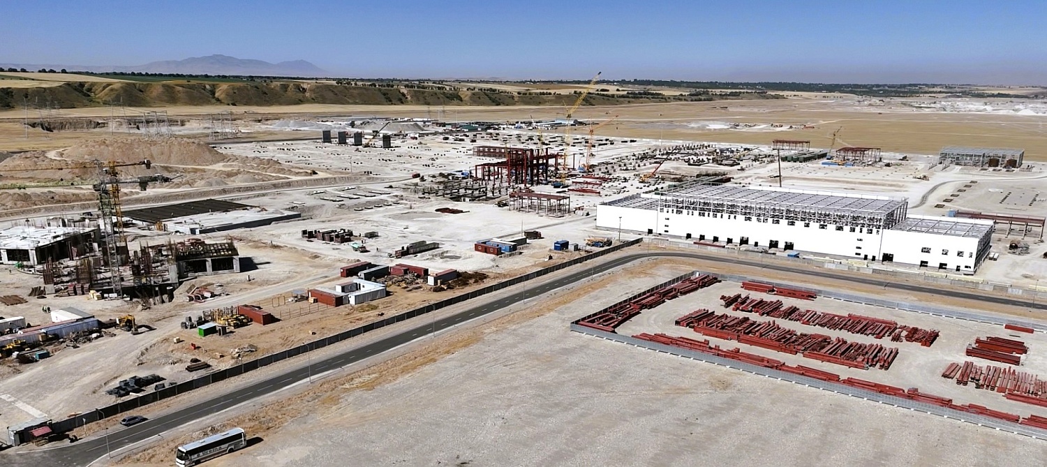 The first gas turbine delivered to the construction site of LLP "CCGT Turkistan"