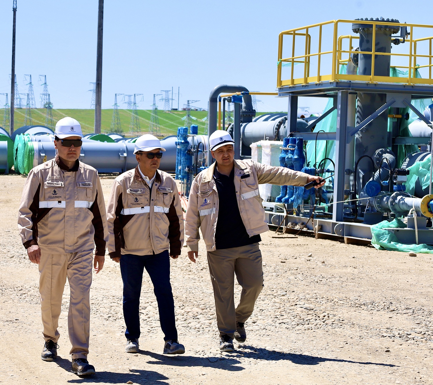 Строительство объектов внешнего газоснабжения ПГУ Туркестан завершено на 97%
