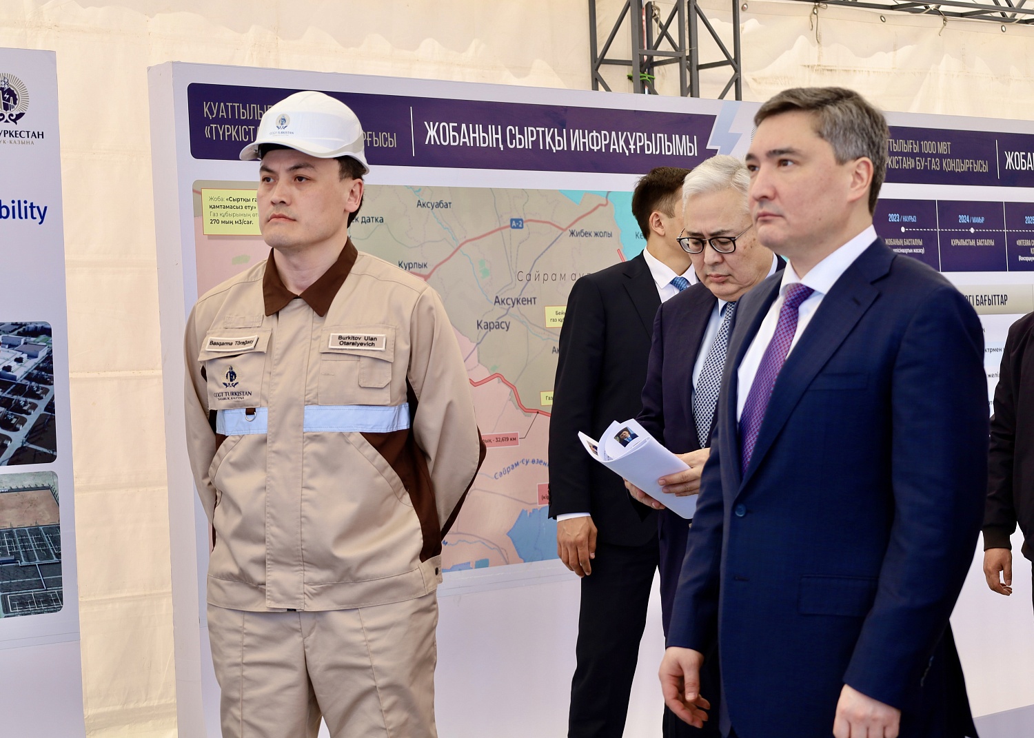 ҚР Премьер-министрі «Түркістан БГҚ» құрылысының барысымен танысты