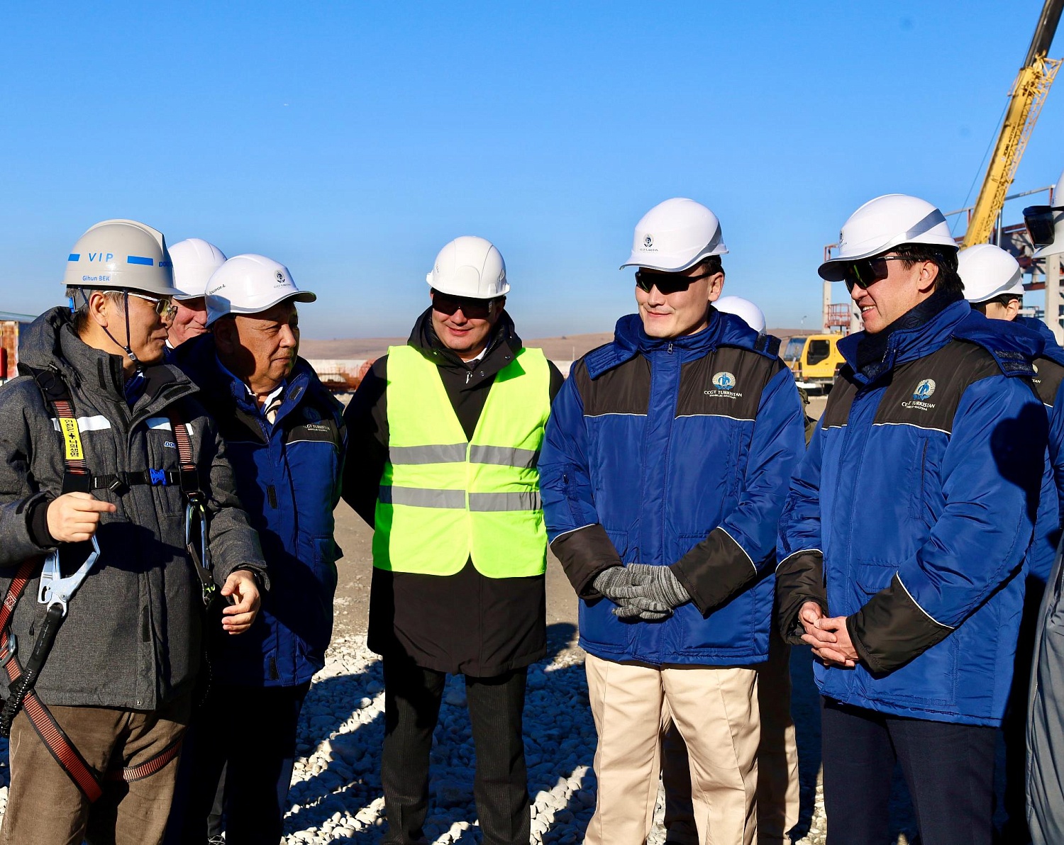 Leadership of Samruk-Kazyna Construction JSC Pays Working Visit to CCGT Turkistan LLP