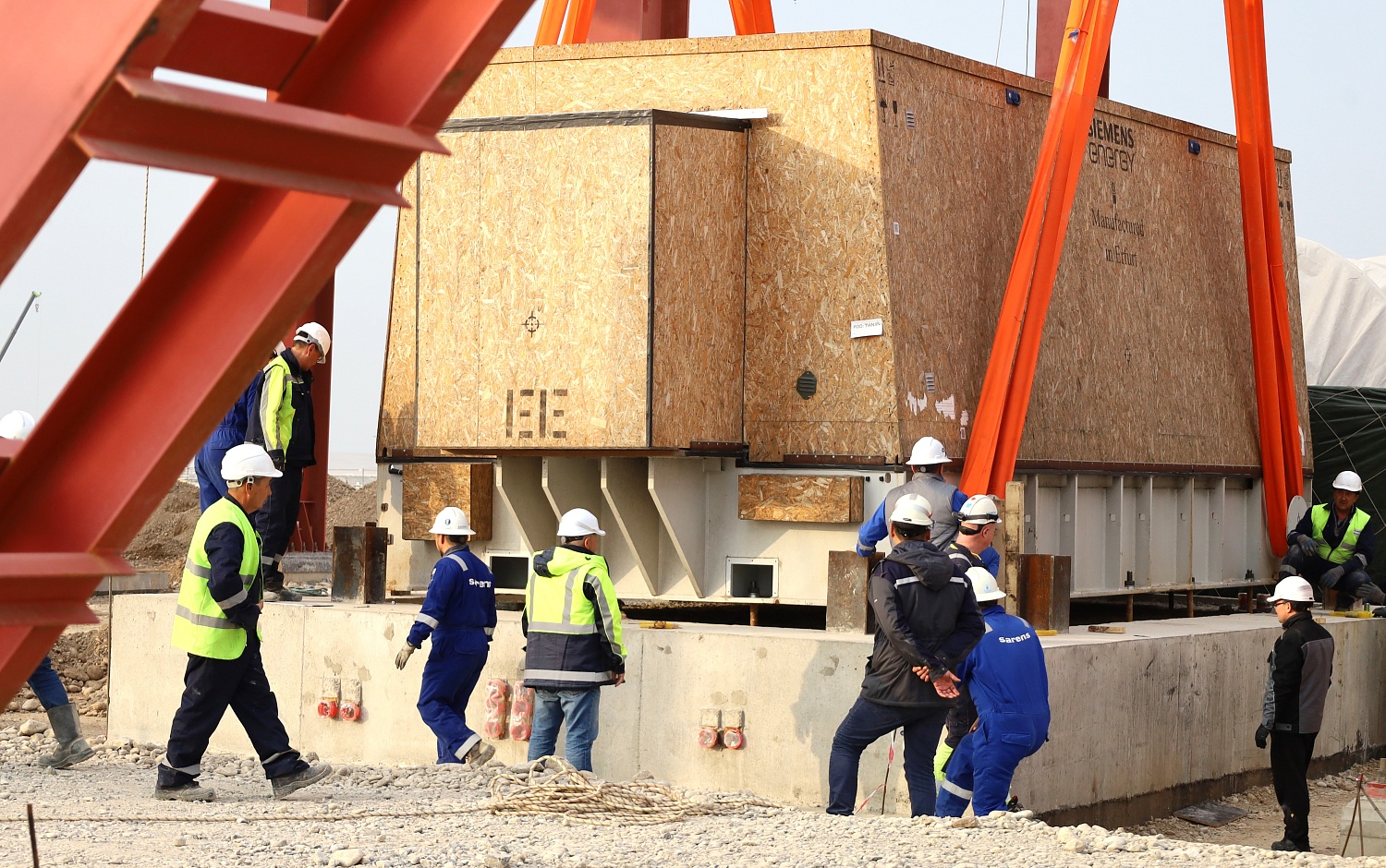 Siemens Energy Gas Turbine Generator Installed