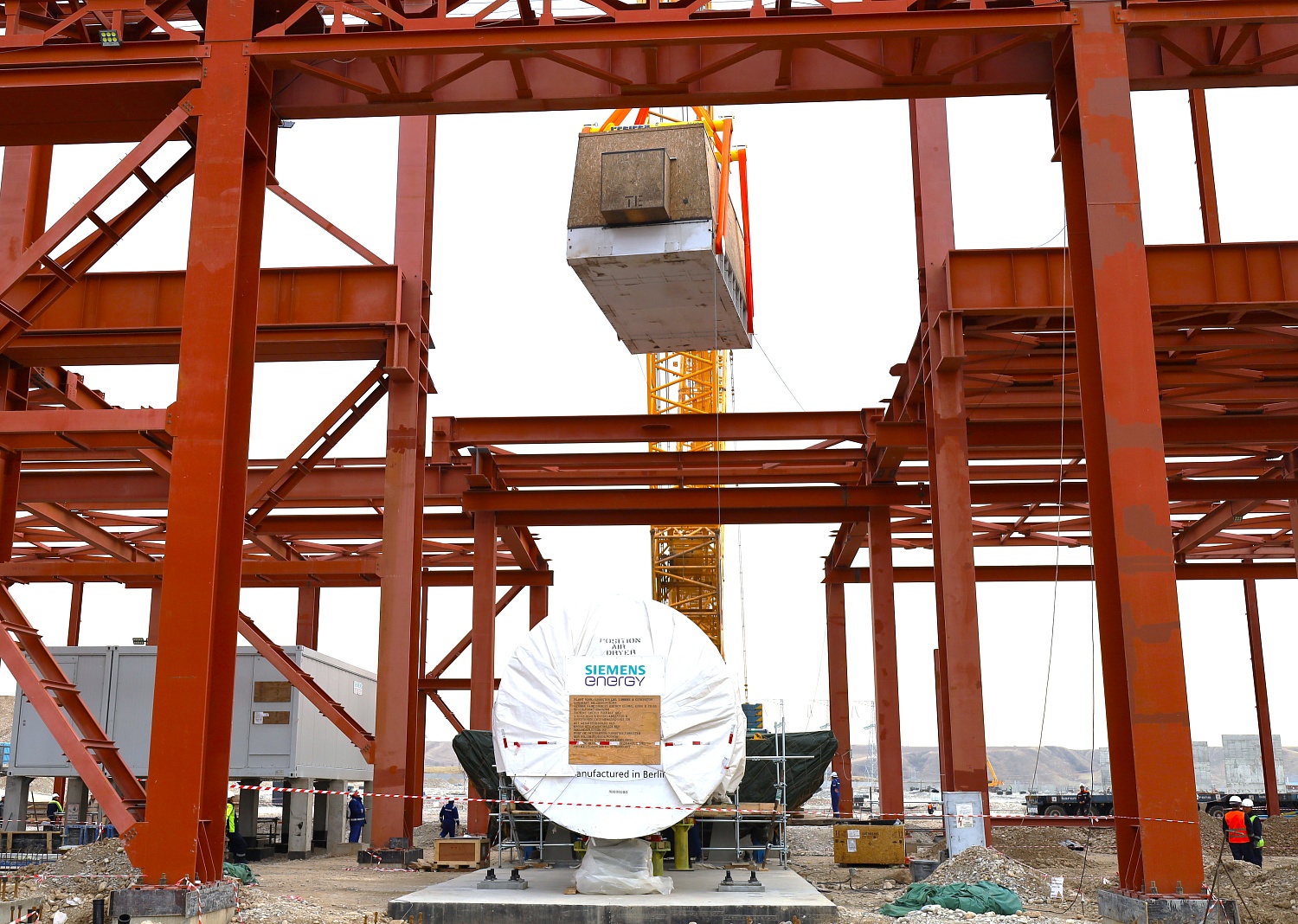 Siemens Energy газ турбинасының генераторы орнатылды