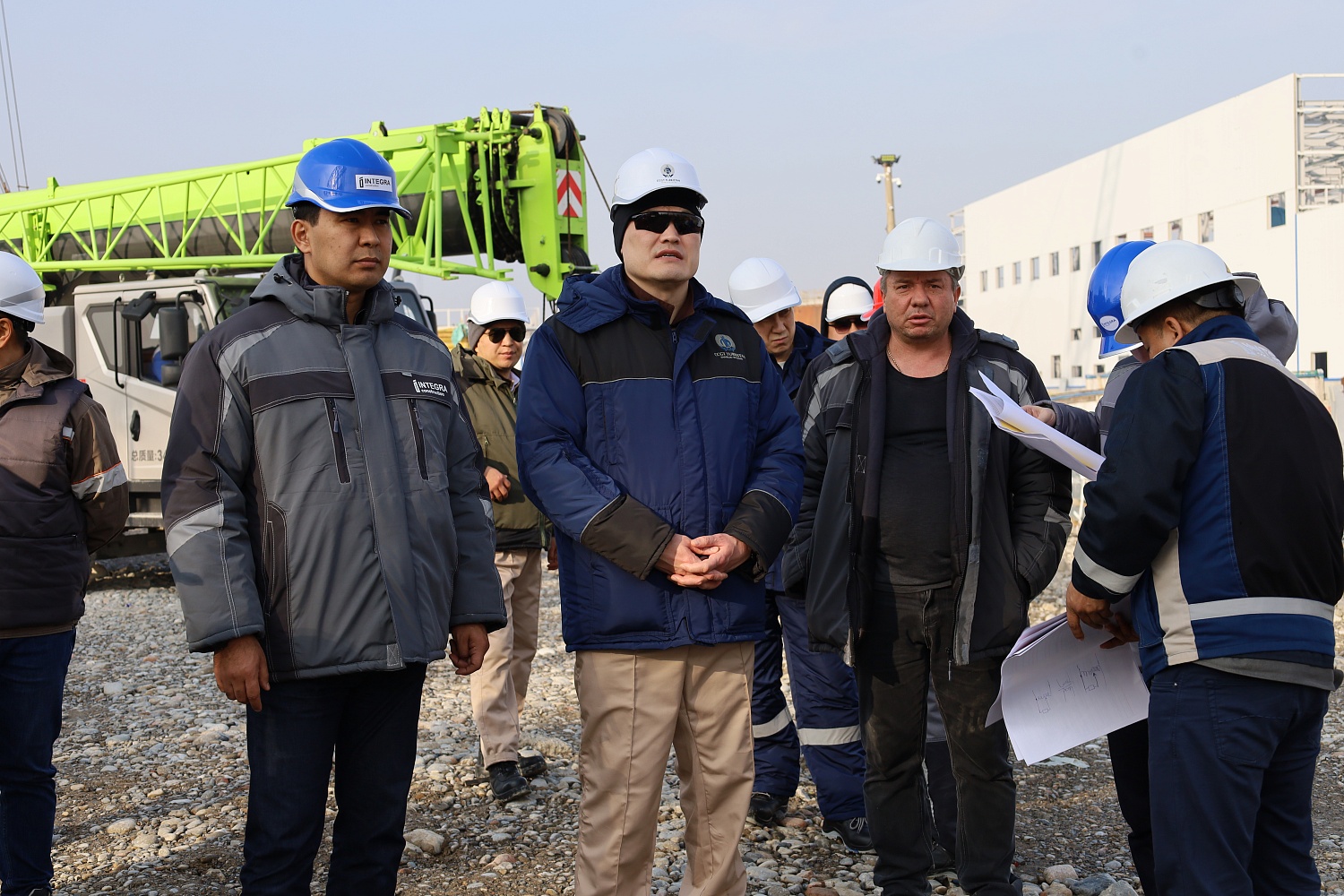 Critical Path Control: CCGT Turkistan LLP leadership reviewed progress of works