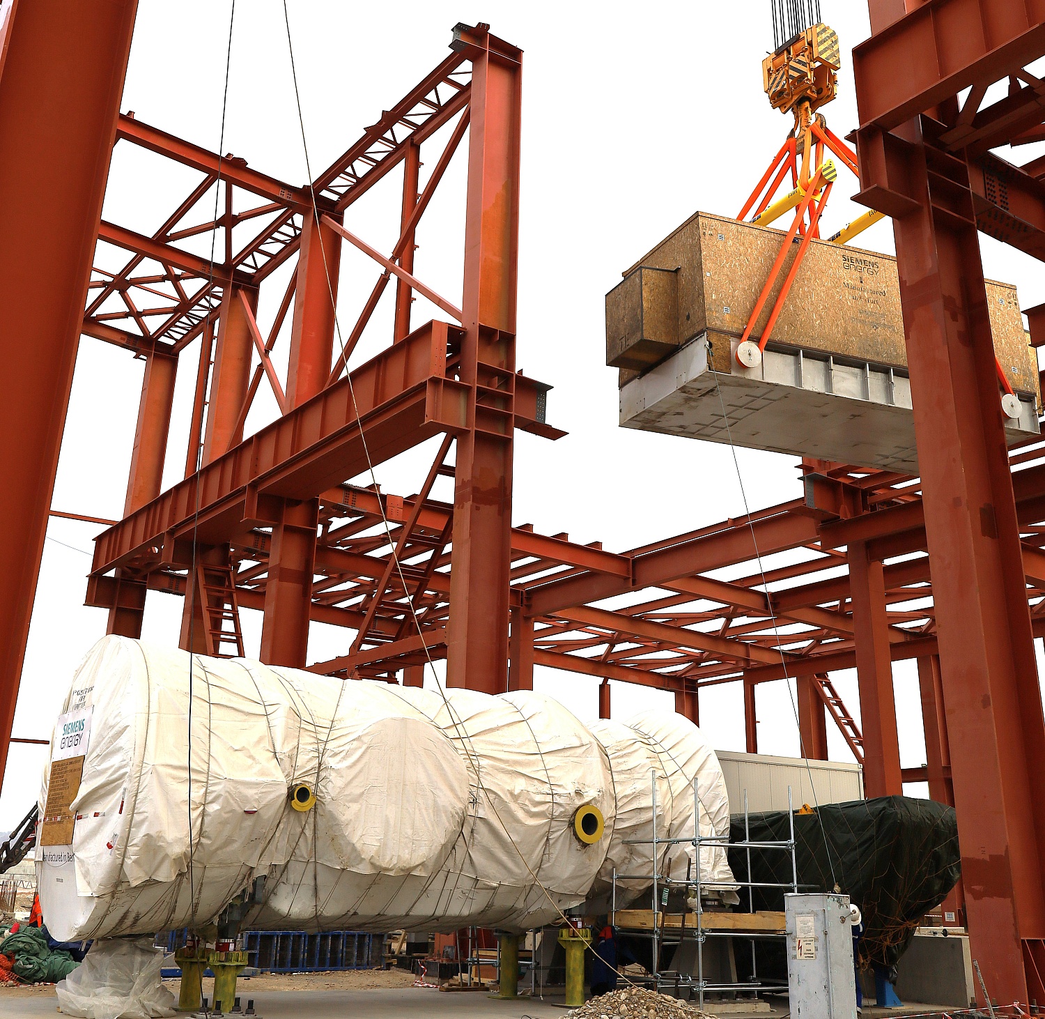 Siemens Energy Gas Turbine Generator Installed