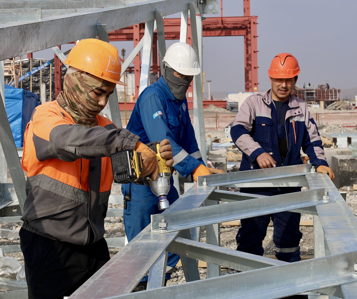 Critical Path Control: CCGT Turkistan LLP leadership reviewed progress of works