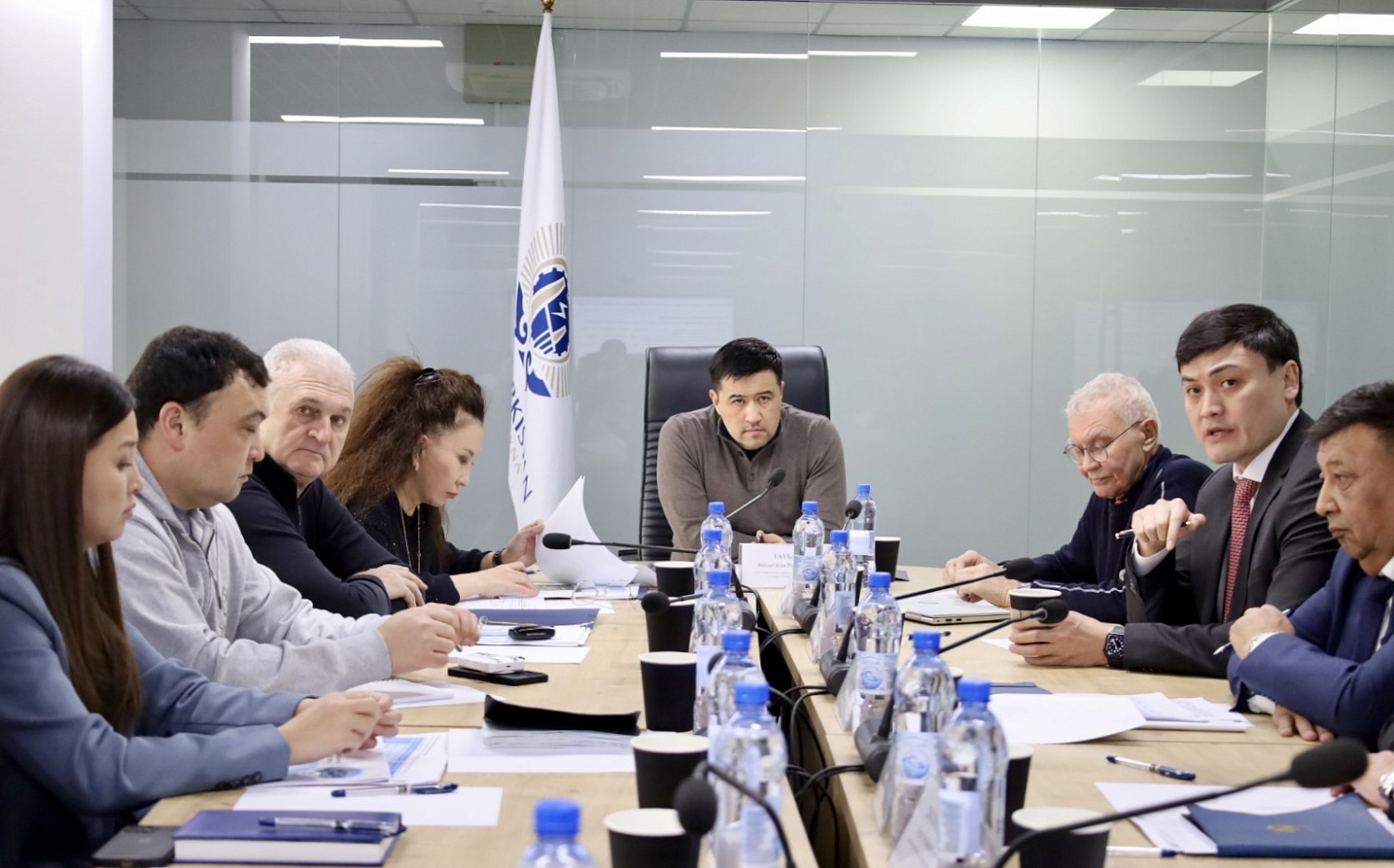 Samruk-Kazyna and Samruk-Kazyna Construction leadership visit the Turkistan CCGT project site